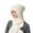 D-White, variant on ChaoLingNeng 3 in 1 Beanie Hat with Scarf and Mask, 3 in 1 Beanie Hat for Women, Knitted Ski Scarf and Mask Set, Balaclava Hats