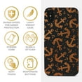 thumbnail image 4 of Case Yard Wooden Case for iPhone-X Soft TPU Silicone cover Slim Fit Shockproof Wood Protective Phone Cover for Girls Boys Men and Women Supports Wireless Charging Anchor Pattern Design, 4 of 7