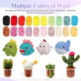 thumbnail image 2 of KAKOWELY felting kit 1 Set Needle Felting Kit Beginner Wool Felting Kit Wool Roving Basic Felting Tools Wool Felt Diy Materials3.94"X0.79"X0.79", 2 of 5