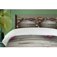 thumbnail image 4 of Ambesonne Christmas Duvet Cover Sets, Rustic Balls Branch, 2-King, Brown Pink, 4 of 7