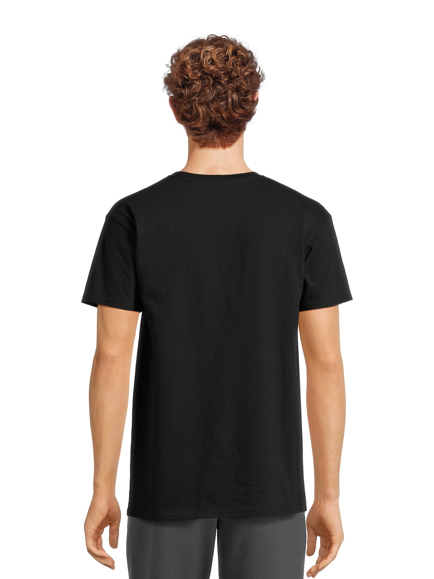 Athletic Works Men's and Big Men's Cotton Pocket Tee, Sizes XS-5XL