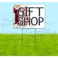 thumbnail image 1 of Gift Shop (18" x 24") Yard Sign, Includes Metal Step Stake, 1 of 6