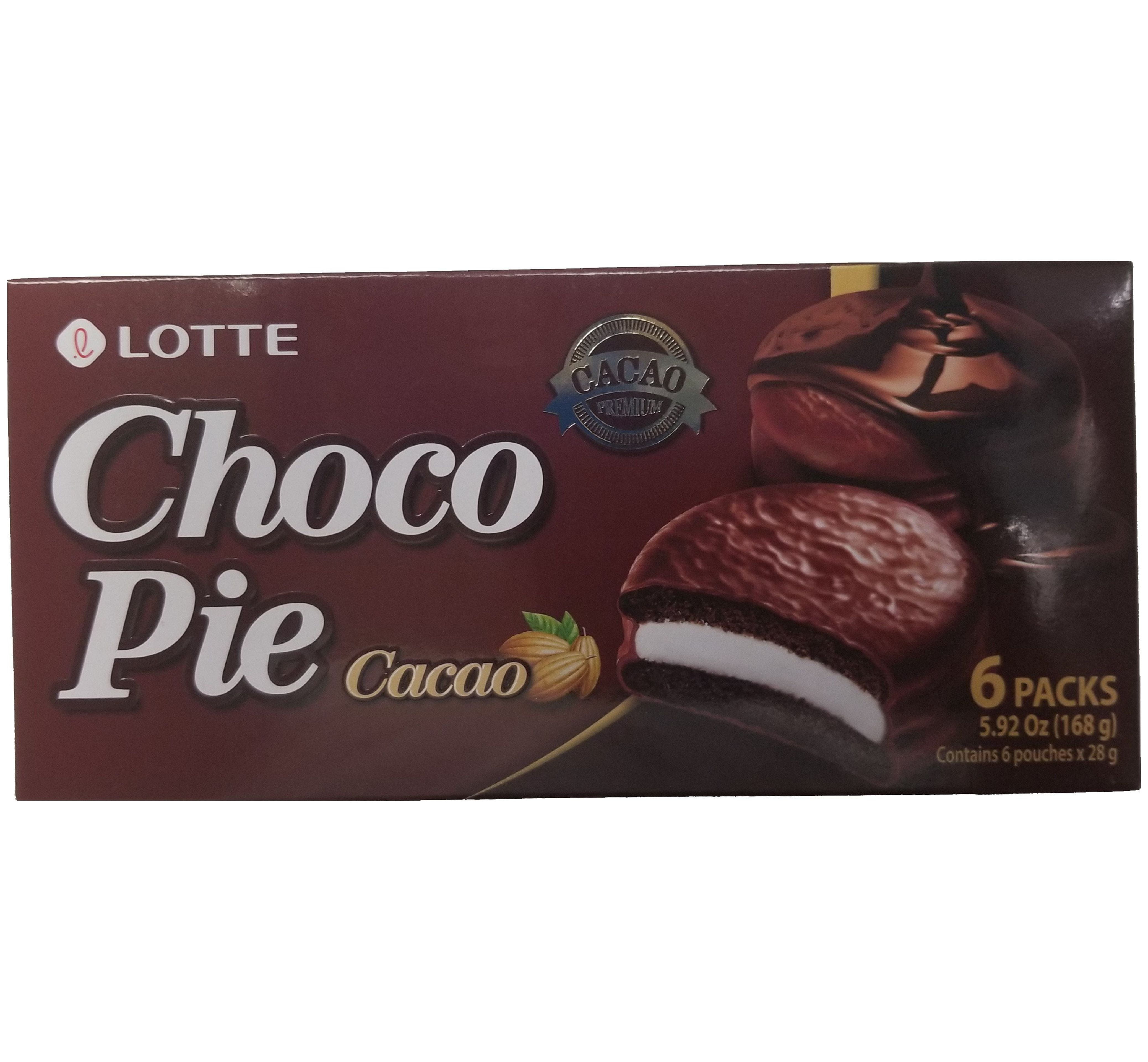 Lotte Chocopie Cacao 12Pack(336g) - Choco pie - Walmart.com
