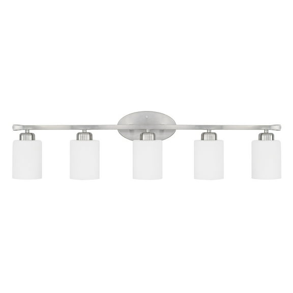 Capital Lighting 115251-338 Dixon 5 Light 37" Wide Bathroom Vanity Light - Nickel