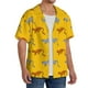 thumbnail image 2 of Balery Leopard Print Camisa Casual de Manga Corta con Botones para Hombre, Texturizada, Estilo Cubano, para Playa, Verano-3X-Large, 2 of 5