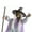 White, variant on Glowing Hovering Witch Figure With Lighting Eye Effects Horror Animatronics Props Halloween Decoration Applications