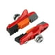thumbnail image 2 of 2 piezas de pastillas de freno de bicicleta, repuestos de accesorios de freno para la parte delantera y trasera Rojo, 2 of 9