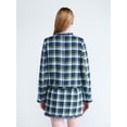 thumbnail image 4 of Free Assembly Women's Cropped Tweed Jacket with Fringe Trim, Sizes XS-XXL, 4 of 7