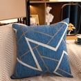 thumbnail image 4 of Funda de almohada cuadrada suave, moderna y cómoda de chenilla con textura de punto Simple, 4 of 5
