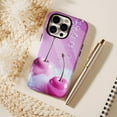 thumbnail image 6 of Charming Pink Cherry Phone Case for Women Stylish Durable Protective Cover Compatible with iPhone 11/12/13/14/15/16 (Pro Max/Plus), 6 of 9