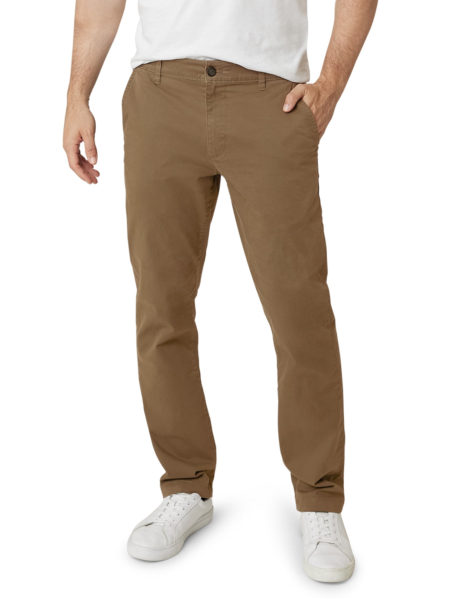 Chaps Men's Classic Stretch Slim Fit Coastland Wash Chino Pant Sizes