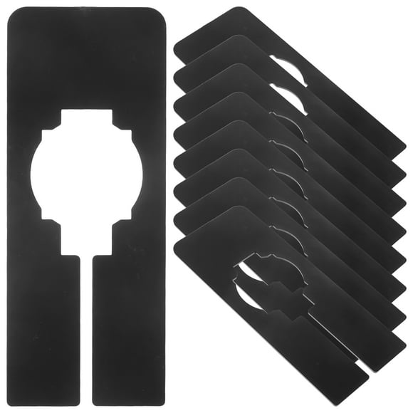 WORGEOUS Divisores de tallas colgantes de 40 piezas divisores de ropa dividentes de plástico dividentes de plástico dividentes