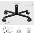 thumbnail image 3 of Tree Nest Moveable Tree Base Stand with Wheels for Artificial Trees, Black, 3 of 8