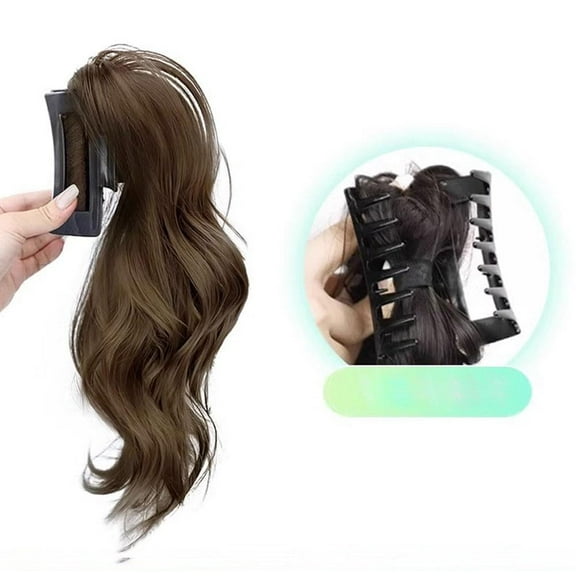 Hair Extensions Claw Clip Ponytail Extensions Short False Pony Tail Hair Piec ψо C6J8