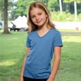 thumbnail image 1 of Boys Tops Casual Short Sleeve Collared Shirt for Everyday Play Soft Blend Tee Top for Spring Summer, 1 of 5