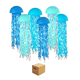 thumbnail image 1 of 6pcs Fiesta En El Océano Con Farolillos De Papel De Medusas Lab.G Azul, 1 of 5