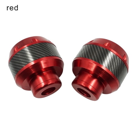 Motorbike Durable E-Bike Aluminum Alloy Shockproof Electric Scooter Accessories Slider Cups Anti Crash Protector RED