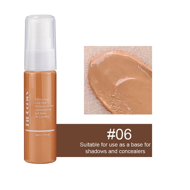 Up to 65% Off Naittoop Liquid Brightening Highlight Matte Oil Control Concealer Facial Concealer Color Changing for Women Girls