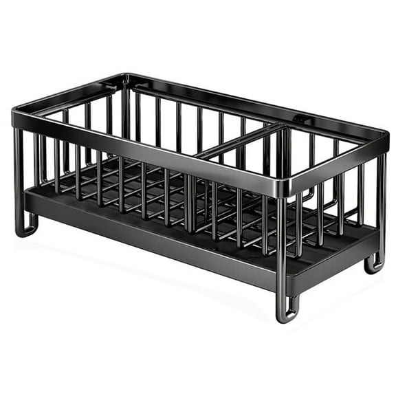 Kitchen Sink Caddy Sponge Organizer, Stainless Steel Holder for Sink