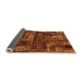 thumbnail image 2 of Ahgly Company Indoor Rectangle Patchwork Orange Transitional Area Rugs, 6' x 9', 2 of 4
