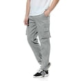 thumbnail image 4 of Mysszz Men's Solid Color Pockets Elastic Waist Casual Cargo Pants, 4 of 6