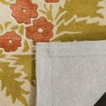 thumbnail image 4 of SAFAVIEH Capri Elvina Floral Wool Area Rug, Beige/Rust, 7' x 7' Square, 4 of 6