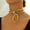 3629 Gray Gold, variant on Women's Flexible Necklace Without Head And Tail