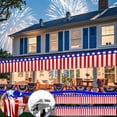 thumbnail image 5 of 2 Pcs 4th of July Patriotic Tinsel Banner,Red White Blue Star Fringe Garland,Shiny Tassel Banner for Independence Day,Memorial Day,Party,Home,Yard,Fence Doorway,Banister Decor, 5 of 6