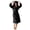 Black, variant on Womens Robes Fleece Bandage Bathrobe Warm Robe Long Sleeve Clothes Nightgown Comfy Fall Winter Warm Sleepwear Loose Solid Color Homewear (Pink,S)