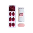 thumbnail image 4 of Uñas postizas imPRESS Maplewood Rojo corto ovalado 30 uds, 4 of 9
