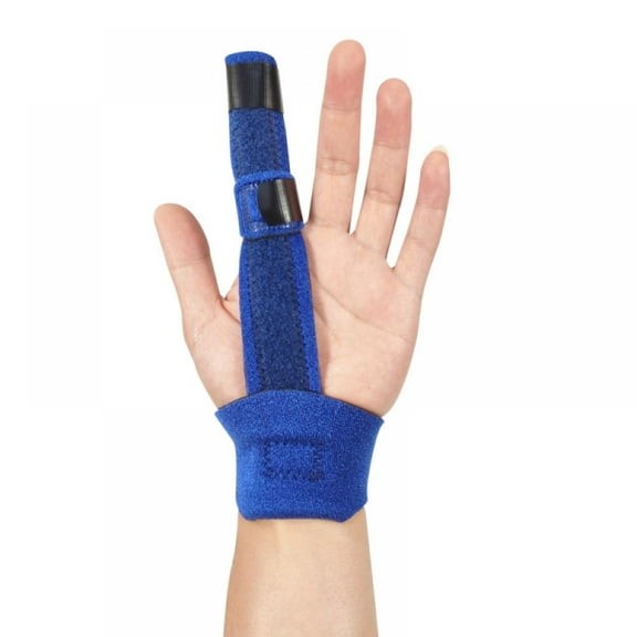 Finger Splint, Trigger Finger Support Brace for Mallet Middle Pinky Broken Fingers Straightening Arthritis Aluminum with Nylon Sleeves