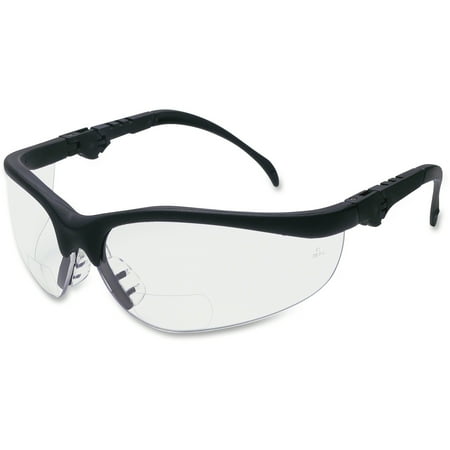 

Crews Klondike Plus Magnifier Safety Glasses Black Frame Clear Lens 1 Each (Quantity)