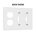 thumbnail image 2 of Valentine'S Pink Roses Bloom Switch Cover Decorative Wall Plate 3-Gang 2-Toggle 1-Duplex Standard Size, 2 of 5