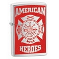 thumbnail image 2 of Zippo 24354 Classic American Hero Firefighter Street Chrome Windproof Lighter, 2 of 4