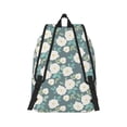 thumbnail image 3 of Balery Flower Vintage Canvas Backpack for Men and Women - Large Capacity, Durable Travel Laptop Bag for School, Work, Hiking, and Outdoor Activities, 3 of 7