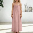 thumbnail image 2 of Dresses for Girls Summer Kids Cute Sleeveless Slip Dresses Straps Boho Beach, 2 of 6