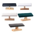 thumbnail image 3 of Maoww Display Stand Bracelets Watches Wood Organizer Showcase Rack Holder Large Space Props Decoration Tray Accessories Black Leather, 3 of 6