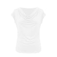 thumbnail image 4 of Shirts for Women Crew Neck Top with Puff Sleeve Blouse for Everyday Wear Lightweight Casual Shirt with Stylish Tiered Detail, 4 of 8