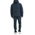 thumbnail image 7 of Hawke & Co. HAWK NAVY Men's Quilted Zip Front Hooded Puffer Jacket, US XL, 7 of 7
