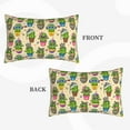 thumbnail image 2 of Xecao Cute Cartoon Cactus for Decorative Throw Pillow Case for Couch,Sofa or Bed Set,Pillow Cover for Sofa Home Decor Ideal Gift-20"x30", 2 of 6