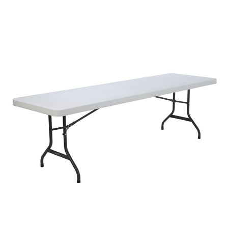 Lifetime 8-Foot Commercial Grade Folding Table, White Granite (22980)