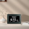 Alarm Clock, Picture Video Playback Electronic Photo Album, 7 Inch