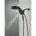 thumbnail image 2 of Delta Universal Showering Components: HydroRain® H2Okinetic® 5-Setting Two-in-One Shower Head, 2 of 2