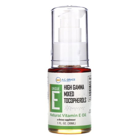 A.C. Grace Company Unique E, Natural Vitamin E Oil, 1 fl oz (30 ml)