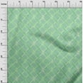 thumbnail image 2 of oneOone Georgette Viscose Light Mint Green Fabric Check Fabric For Sewing Printed Craft Fabric By The Yard 42 Inch Wide, 2 of 4