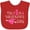 Red, variant on Inktastic My First Valentines Day Pink Hearts and Arrow Boys or Girls Baby Bib