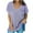 Purple, variant on Herrnalise Women's V Neck Short Batwing Sleeve Oversized Solid Color Knit Pullover Sweater Tops With Pockets S-L