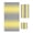 Yellow gray, variant on Yellow Grey Stripes Towel Set of 3, Soft Microfiber Bath Towels, Hand Towel, Washcloths, Modern Minimalist Solid Gradient Quick-Dry Absorbent Towels for Bathroom Kitchen Hotel Beach Gym Spa