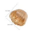 thumbnail image 2 of unbranded Peluca Corta Con Textura Voluminosa Y Flequillo Ideal Para Cosplay Y De Look, 2 of 6