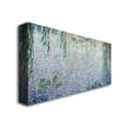 thumbnail image 3 of Trademark Fine Art Claude Monet Waterlillies Morning II Canvas Wall Art - 14x32, 3 of 3